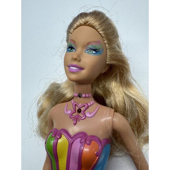 Barbie Fairytopia Magic of the Rainbow Rainbow Adventure Game Mattel Doll ONLY - Picture 4 of 15